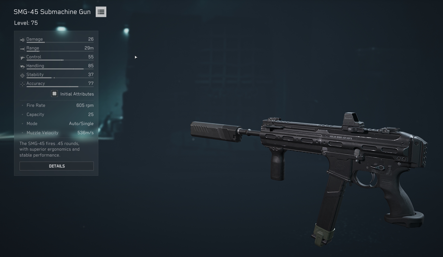 SMG-45 build