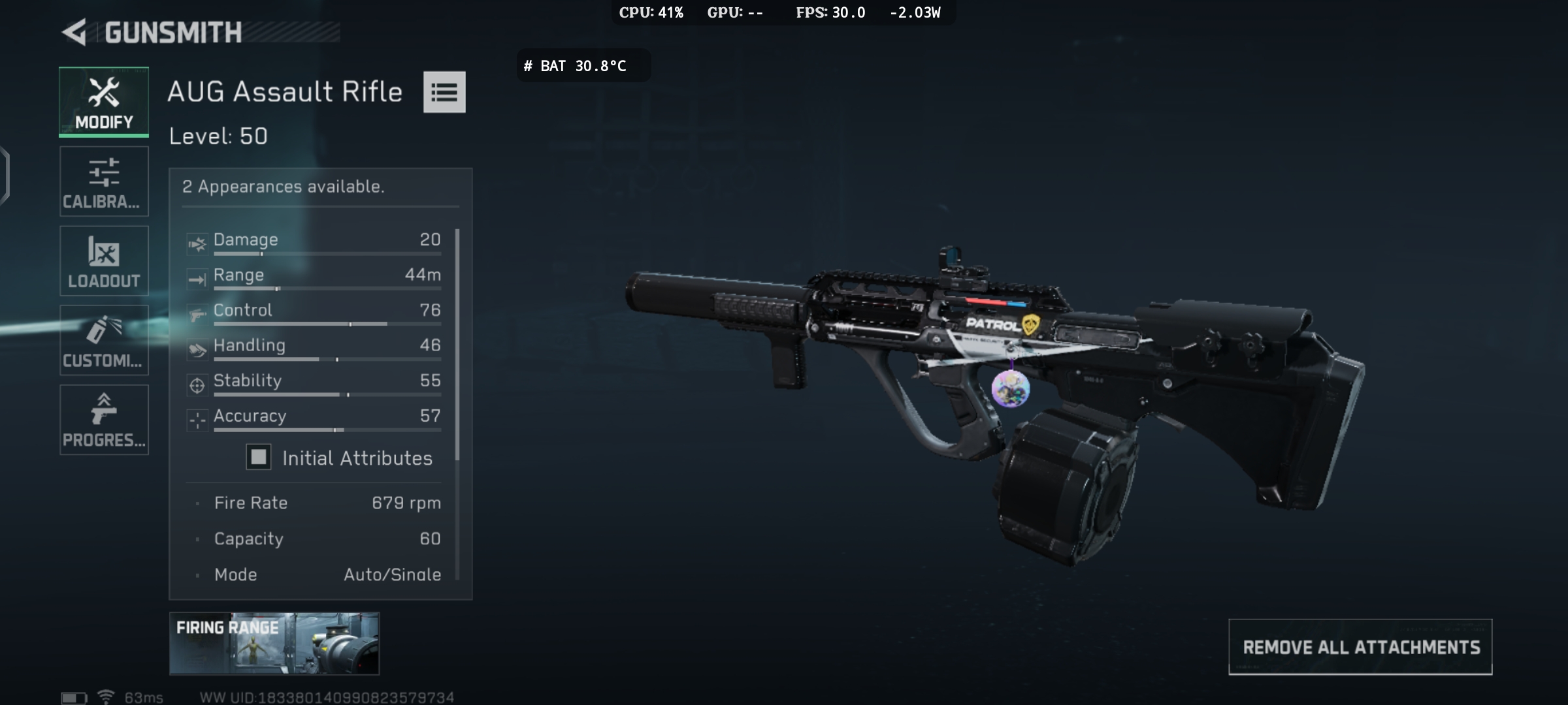 AUG build