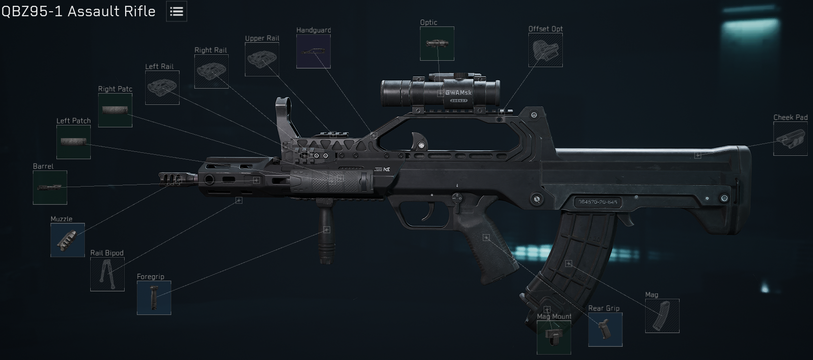 QBZ95-1 build